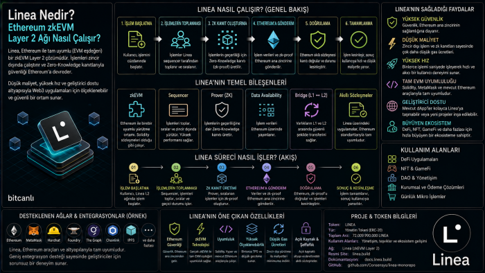 Linea Nedir? Ethereum zkEVM Layer 2 Ağı Nasıl Çalışır?